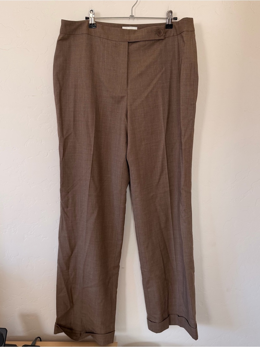 Neiman Marcus Brown Women's Dress Trousers